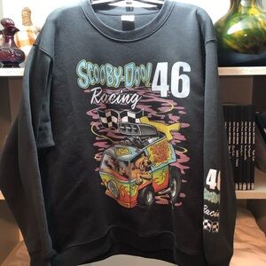 Scooby-Doo Racing Graphic Black Sweatshirt